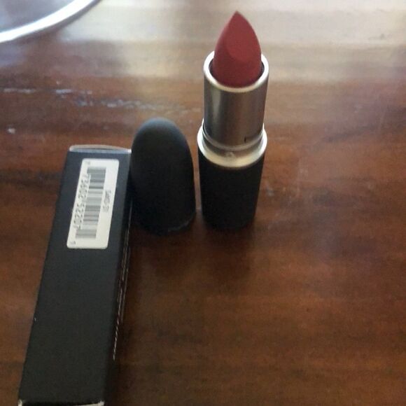 MAC NEW POWDER KISS LIPSTICK BEST SELLER DEVOTED TO CHILI WARM BRICK RED+ Ipsy - Picture 9 of 12